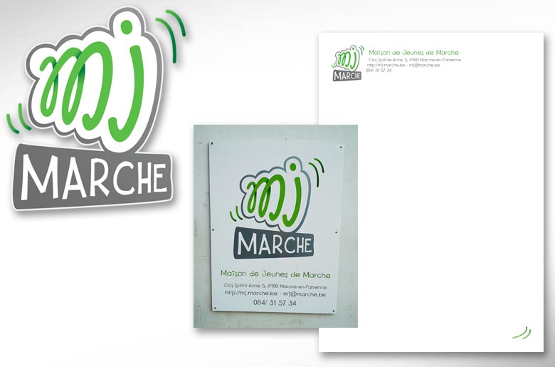 Nouveau logo de la Maison de Jeunes de Marche-en-Famenne